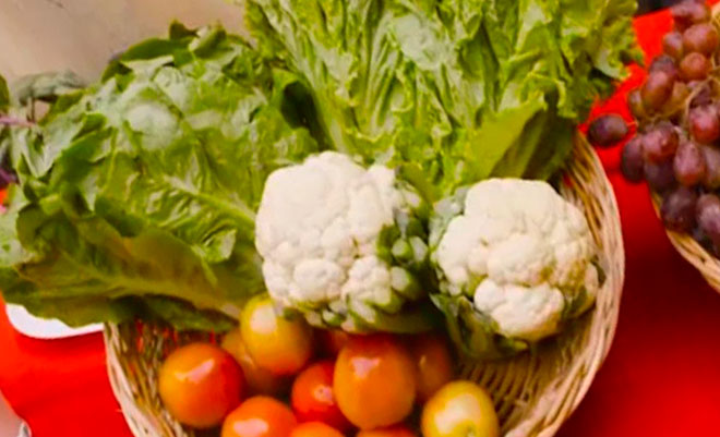 корзина овощей